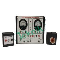 Photo Transistor Characteristics Apparatus With Bakelite Panel & Round Meters - Application: Laboratory