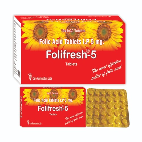 Folic Acid IP 5 mg  tablet