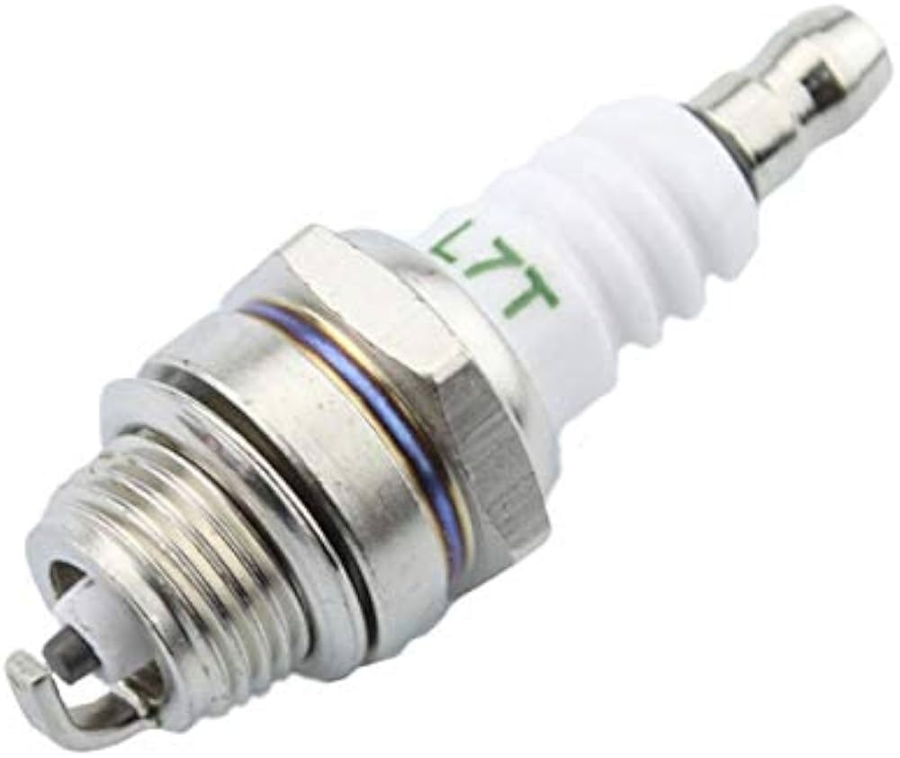 Pd-0028 High-quality Spark Plug (52cc) For 2-stroke Grass Trimmers - 12x6x2 Cm, White , Reliable Spark Delivery For Smooth Ignition And Enhanced Engine Efficiency