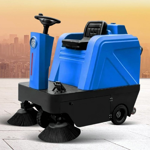 Crrs 90 Ride On Sweeper - Color: Blue Paint Coated