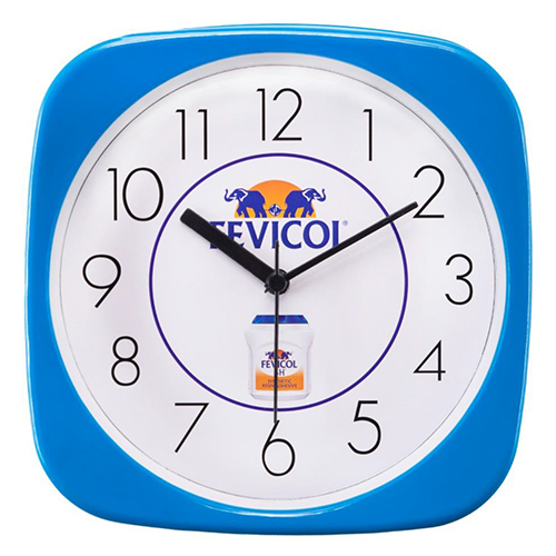 Av37 Promotional Wall Clock - Color: Blue