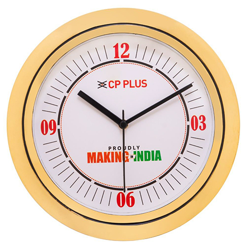 S240 Promotional Wall Clock - Color: Golden