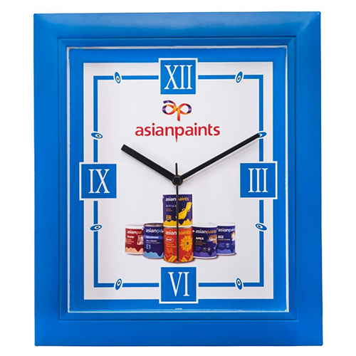 S666 Promotional Wall Clock - Color: Blue