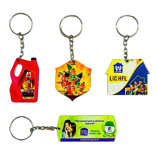 Mdf Keychain - Color: Multi