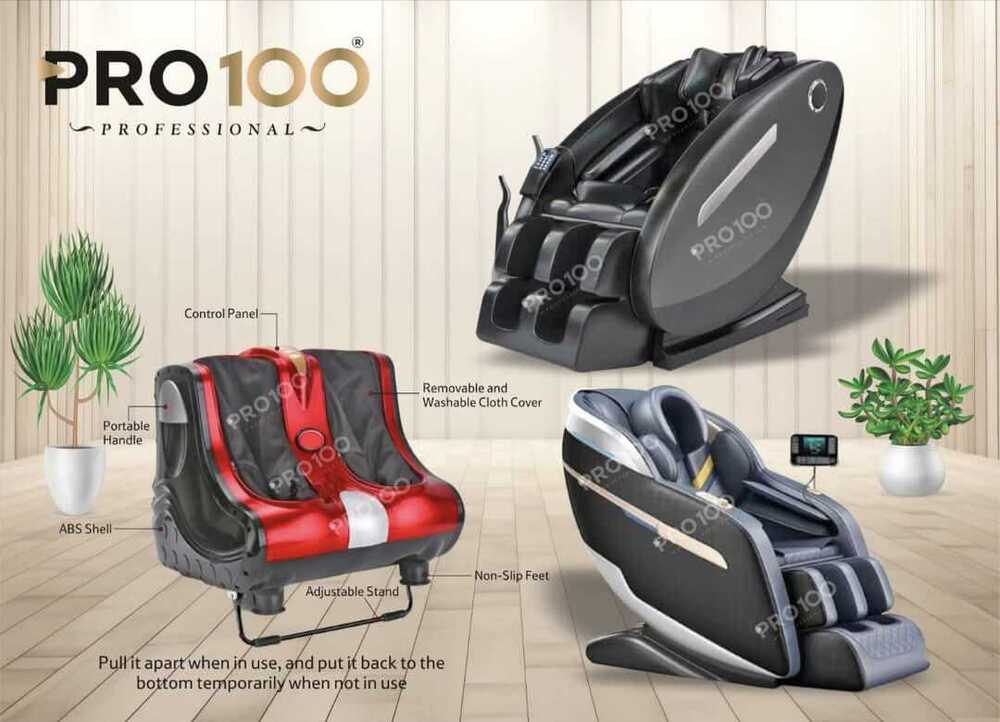 Full Body Massage Chair - Color: Black