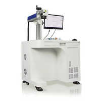 Metal Laser Marking Machine - 230 V Power Supply | High Accuracy, Permanent Marking on Metal and Hard Plastics, Brand New, White Color, Manufacturer's Warranty