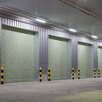 Industrial Rolling Shutter - High-quality Metal, Horizontal Opening , Customizable Color Options , Automatic Operation , Exterior And Interior Insulation For Energy Efficiency
