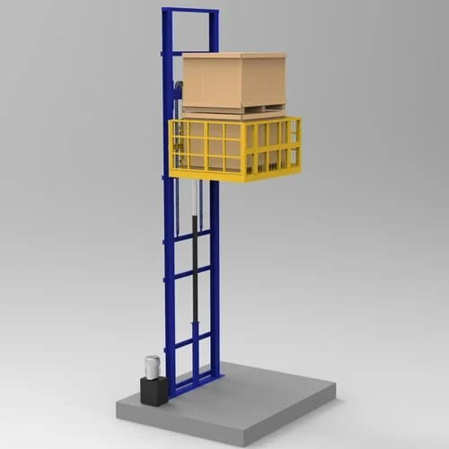 Single Mast Hydraulic Goods Lift - Load Capacity: 1-2 Tonne