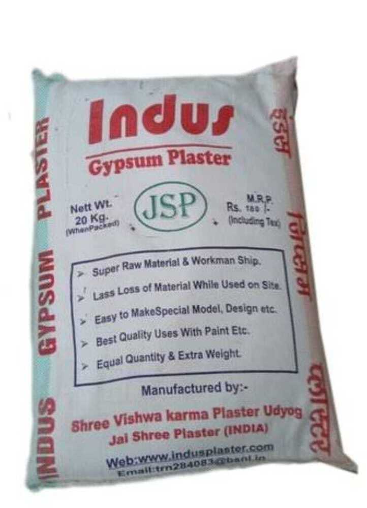 Gypsum plaster : indus