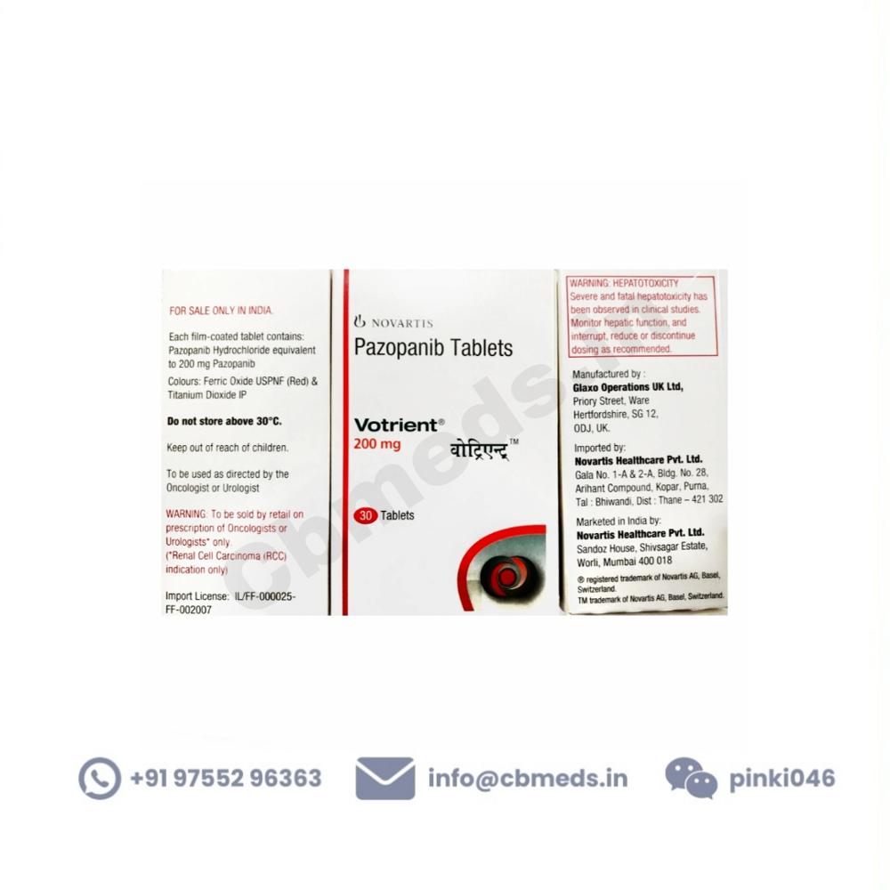 Votrient 200mg Tablet