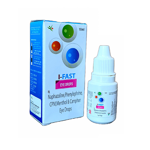 I Fast Eye Drop - Ingredients: Naphazolin Hcl 0.1%+Chlorpheniramine Maleat 0.1%+Phenylephrine Hcl0.12%+Menthol+Camphor