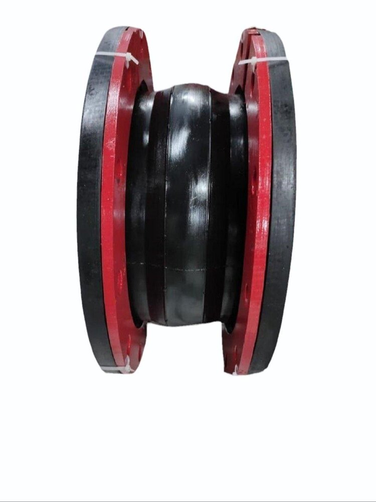 Resistoflex Neoprene Lined Rubber Expansion Joint - Pn-16 With Retaining Ring & Control Unit | Durable, Flexible, High-performance Design