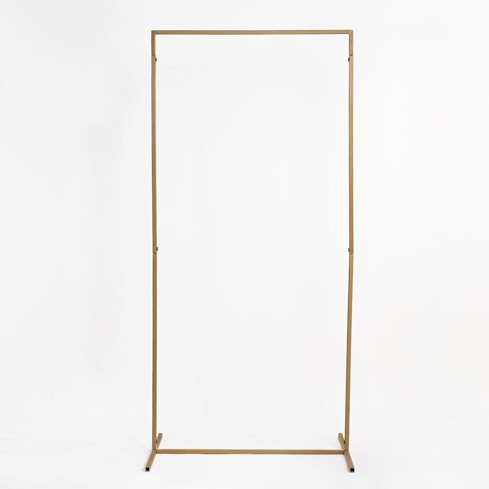 Backdrop Stand 6ft Height | Rectangle Backdrop For Diwali Pooja Festival Decoration Metal Photo Background