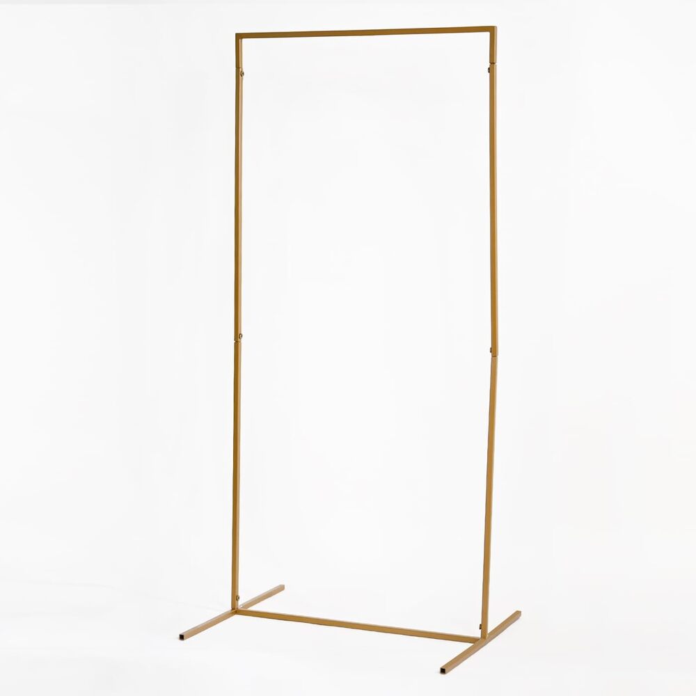 Backdrop Stand 6ft Height | Rectangle Backdrop For Diwali Pooja Festival Decoration Metal Photo Background
