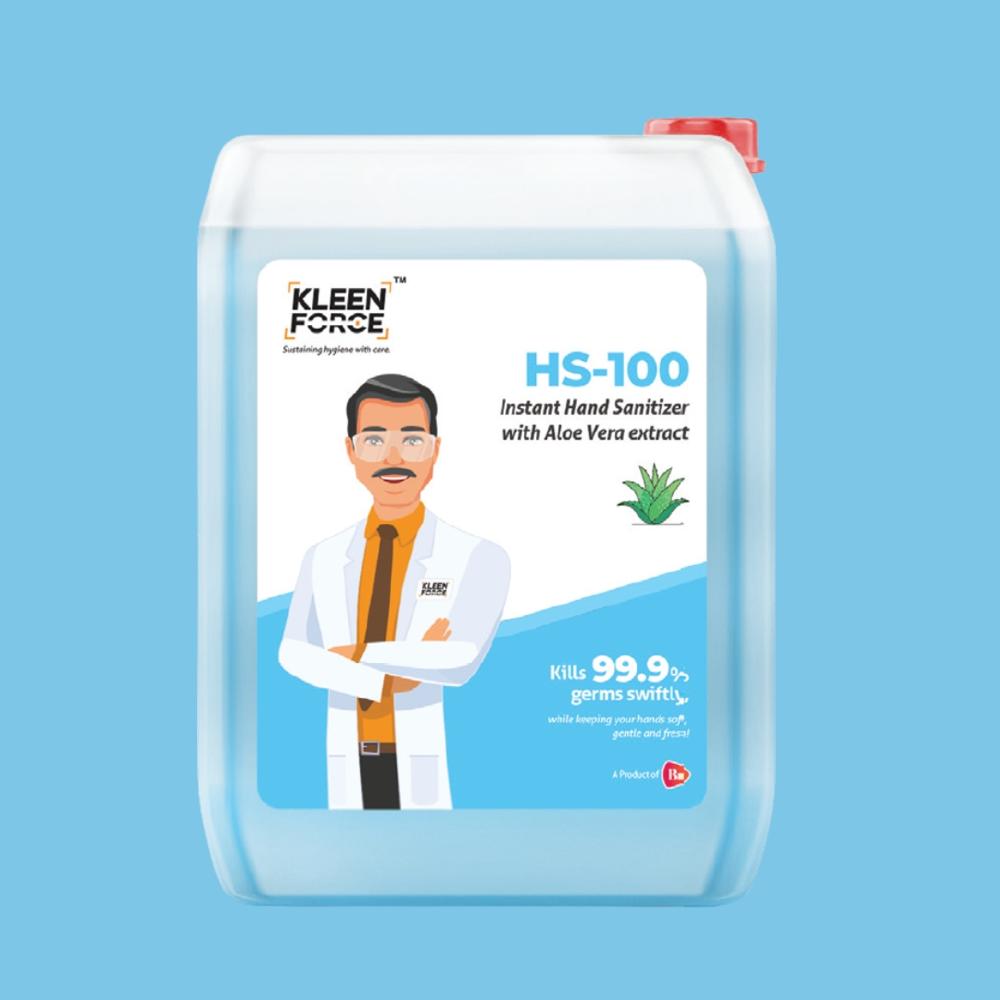 Kleen Force Hs-100 Instant Hand Sanitizer With Aloe Vera Extract - Application: Pharmaceutical