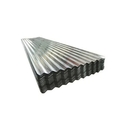 GI Roofing Sheet - Stainless Steel, 12 ft Length, 2.5 Micrometers Thickness | 98% Purity, Water-Activated Adhesive, Solid Form