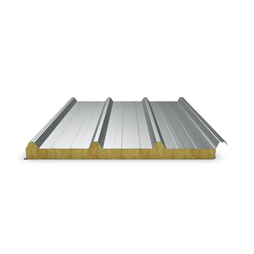 50mm PUF Panel - Polyurethane Foam Roofing Sheet , Rectangular Shape with Excellent Thermal Insulation and Soundproofing