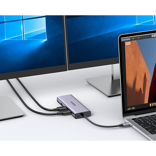 Usb C Hub Dual Hdmi Monitor Adapter - Color: Different Available