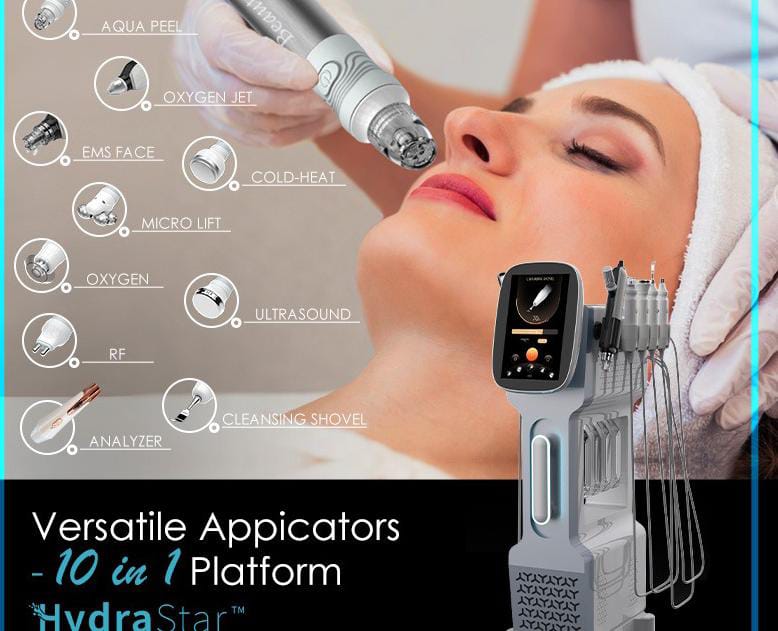 Hydra Star With Hydra Facial - Color: White