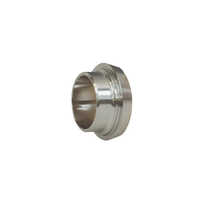14a Din X Tube O.d. Welding Liner Adapter - Stainless Steel, Polished Finish, Various Grades And Colors Available