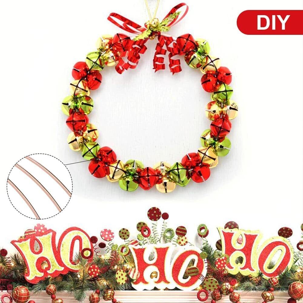 Christmas Decor Round Metal Wreath Ring Pack Metal Wire Wreath