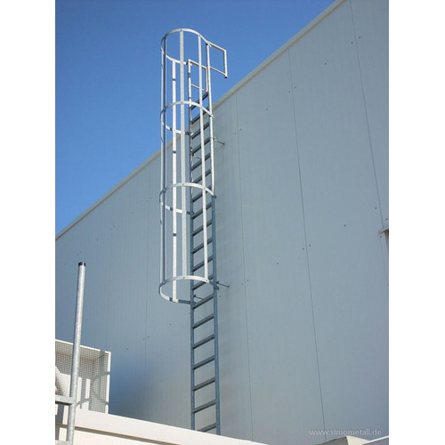 Cage Ladder - Material: Stainless Steel