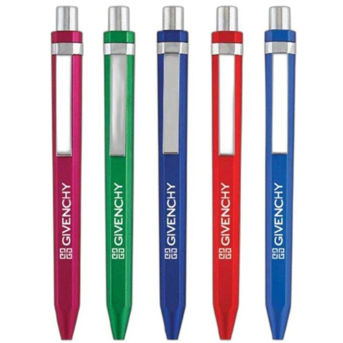 Plastic Promotional Pen - Durable Plastic, Lightweight Design, Retractable Ballpoint, Available in Multiple Colors, Single Color Branding Option