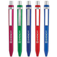Plastic Promotional Pen - Durable Plastic, Lightweight Design, Retractable Ballpoint, Available In Multiple Colors, Single Color Branding Option