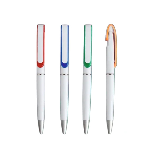 GSL70 Plastic Ball Pen - High-Quality Plastic, Blue Dye Ink, Reusable, Lightweight Design | Ideal for Writing, Available in Various Colors