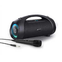 Portronics Dash 12 Boombox Speaker - 2.0 Channel, Bluetooth Connectivity, Portable Design, Elegant Black Finish, 1-year Warranty