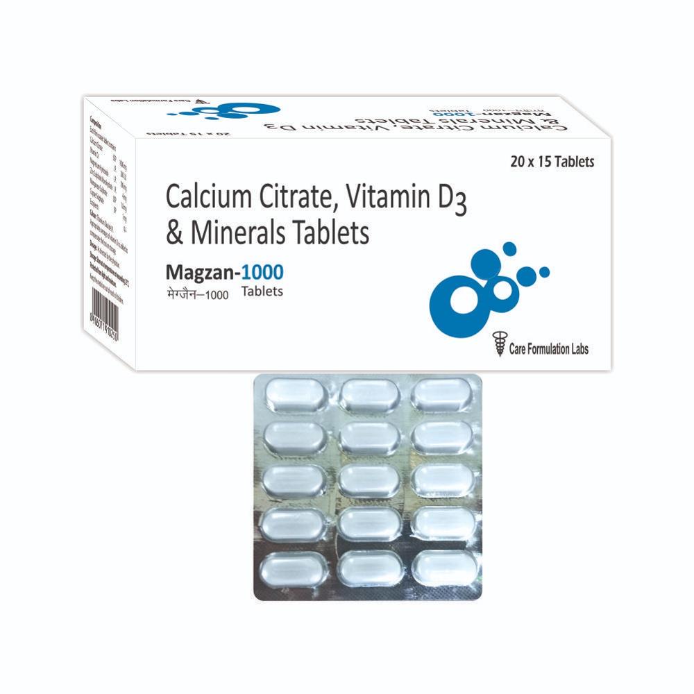 Calcium Citr ate ,Vitamin D3 , Minerals tablet