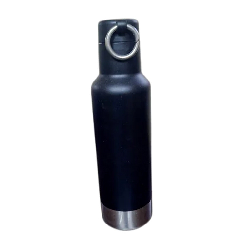 Black Stainless Steel Vacuum Flask