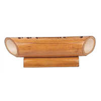 Bamboo Speaker Pen Stand - Wooden Material, Various Sizes And Shapes Available, Rich Brown Color, Customizable Logo, Ideal For Gifting