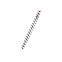 Silver Metal Pen - Metal Construction | Lightweight Design, Classic Silver Color, Smooth Ballpoint Ink For School & Office Use