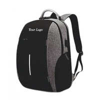 Anti Theft Bagpack - Color: Black
