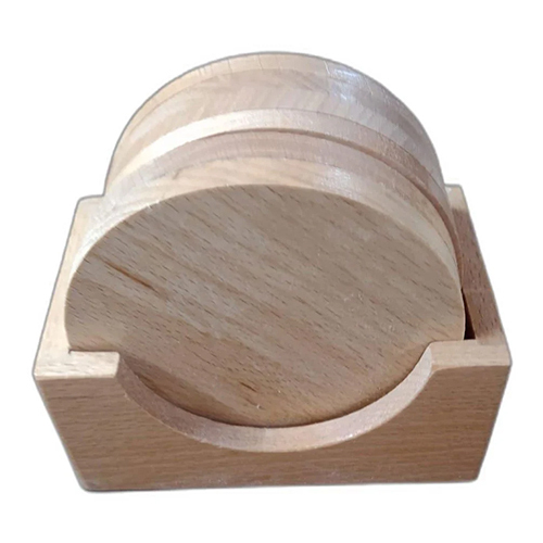 Maple Wood Round Coaster