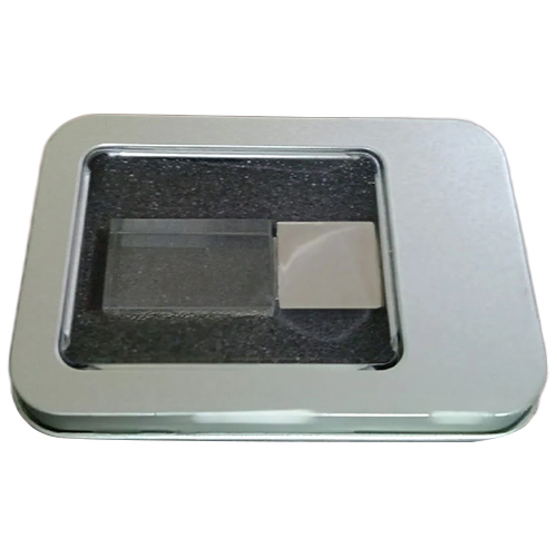 Crystal Transparent Pen Drive Box - Size: 8.5X11.4X2.2 Cm