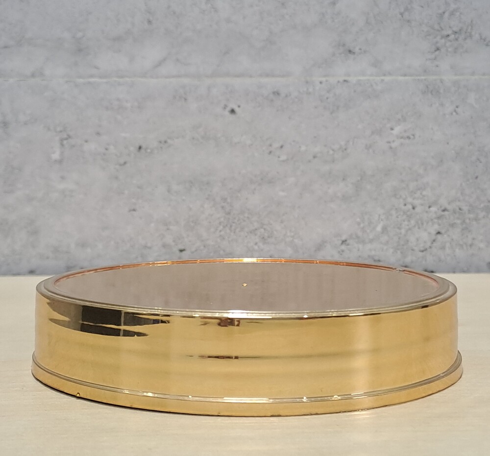 Metallic Cap Wholesaler - Plastic Pp, 120 Mm Round, Yellow Jar Cap | Leak Protection, Soft Hardness, Adds Color And Visibility