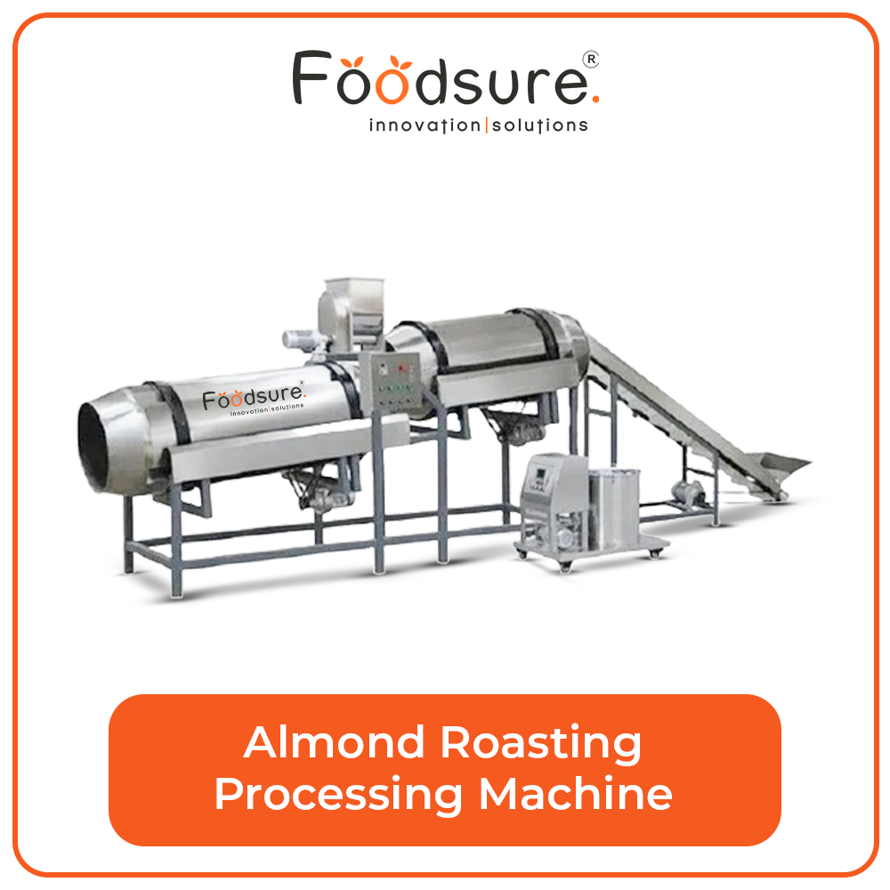 Almond Roasting Machine - Capacity: Upto 100 Kg Kg/hr