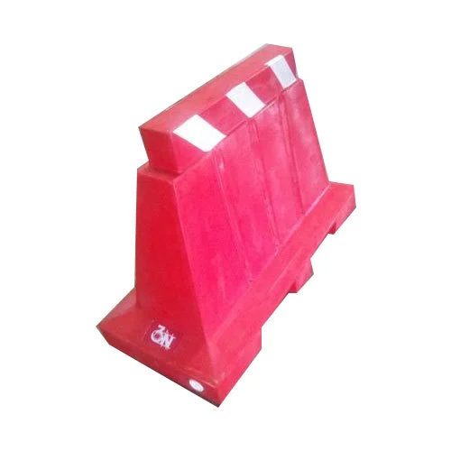 Plastic Road Barrier - High-Quality Plastic, Multiple Sizes, Striking Red Color | Weather-Resistant, Lightweight, Warranty Included