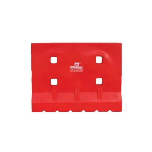 Plastic Traffic Barrier - Color: Red