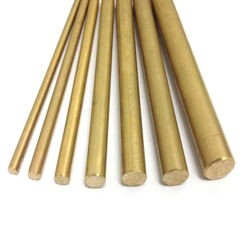 Brass Round Rod - 2m x 0.25-inch | Powder Coated Finish, Round Shape, Durable & Corrosion-Resistant for Industrial Applications