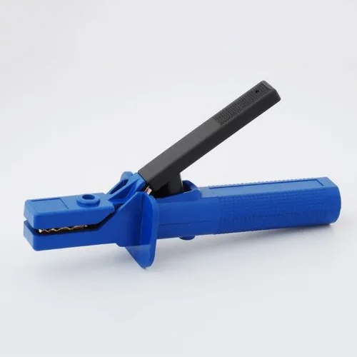 Electrode Welding Holder - Mild Steel, Standard Size , Blue Finish for Industrial Applications