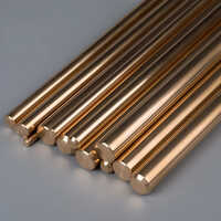 Copper Bar Rod - 2 Millimeter Diameter, 2 Inch Size | Polished Surface Finish, Durable Copper Alloy, Golden Color