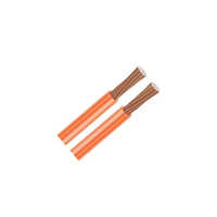High Grade Copper Welding Cable - Copper, 3 Meters, Powder Coated | 220 Volt, Customizable Size For Heavy-duty Industrial Use