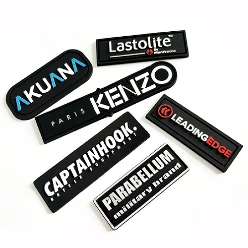 Pvc Bag Label - Color: Black