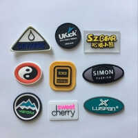 Printed Silicon Labels - Rubber Material, 3 Millimeter Thickness , Multi-color Customizable Rectangular Design