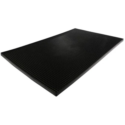 Rubber Bar Mat - Color: Black