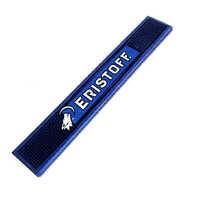 Pvc Bar Mat - High-quality Pvc Material, Different Sizes, Rectangular Shape, Black Color, Washable For Easy Maintenance