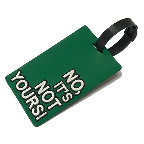 Printed Bag Tag - Color: Green